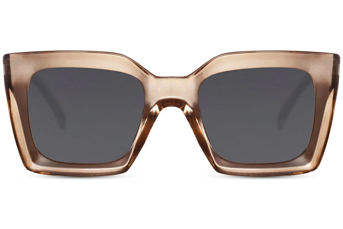 Hurtigbriller i bronze stel og firkantet design 2