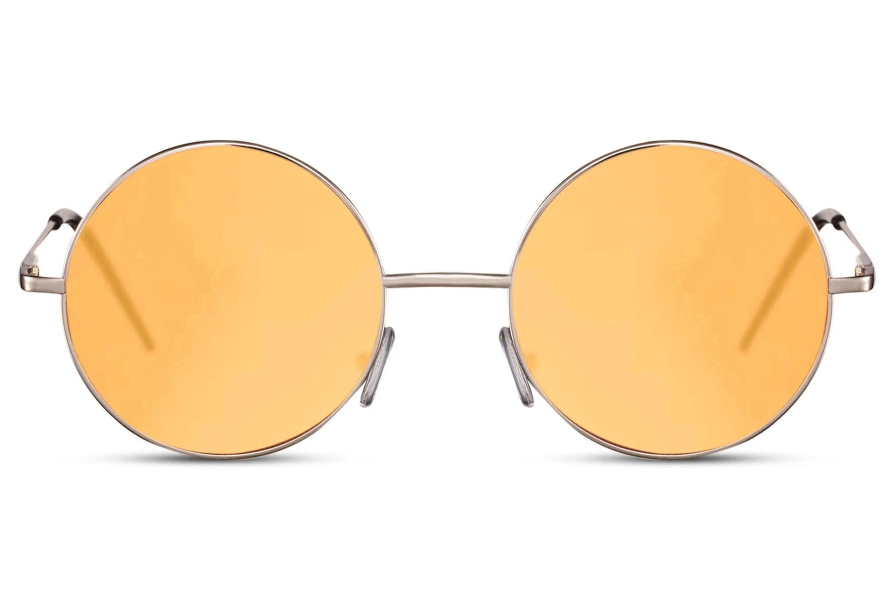 Runde hurtige solbriller i orange glas 2