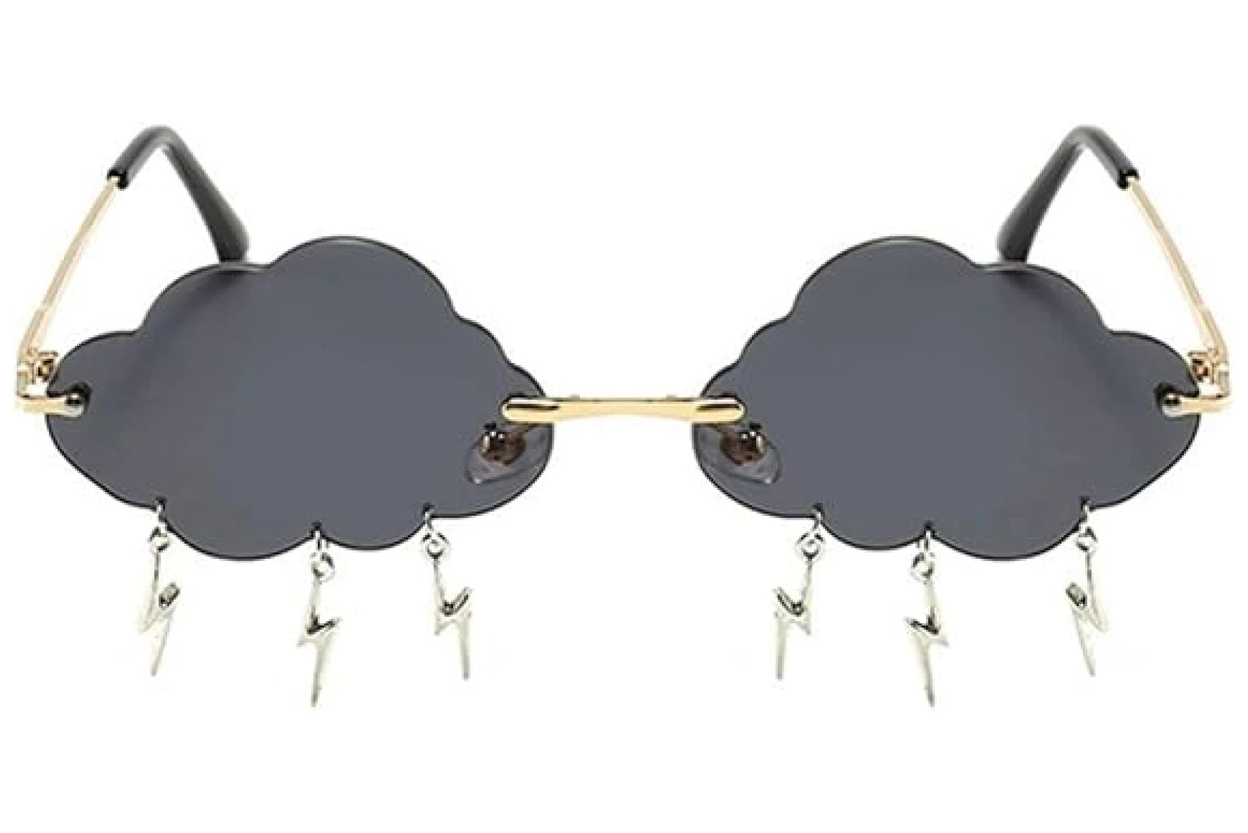 Tordensky hurtigbriller solbriller sort set fra fronten