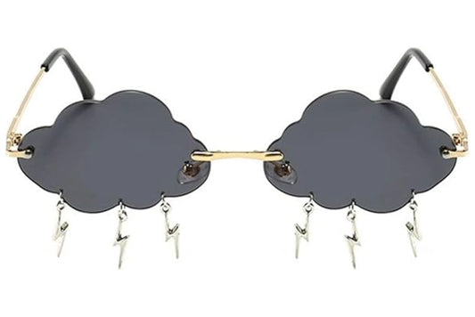 Tordensky hurtigbriller solbriller sort set fra fronten