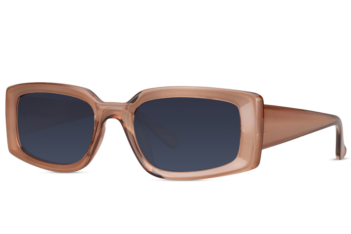 Hurtigbriller kegleformet stænger i brun farve set fra siden