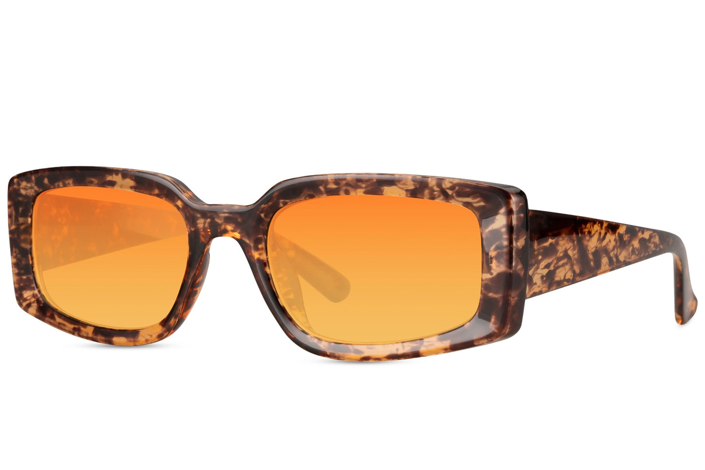 Hurtigbriller kegleformet stænger i orange farve set fra siden