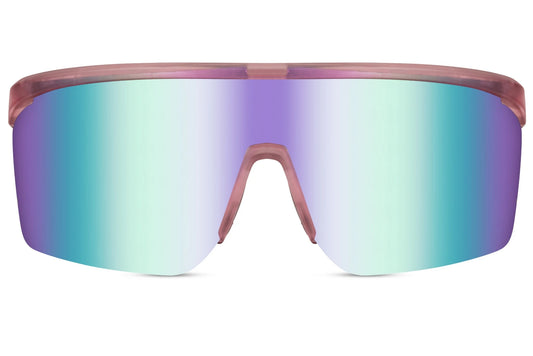 Hurtige cykelbriller med lilla glas og stel 2