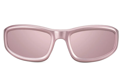 Klassiske hurtigbriller lilla glas og stel front